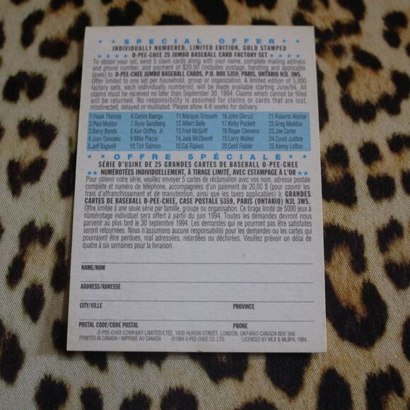 David Justice Special Offer Baseball Card - Picture 2 of 2